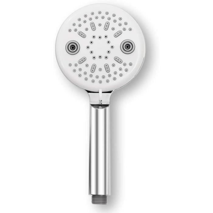 Schläfer 134110 Pommeau De Douche Universel 62mm - Jet Pluie Haute Pression Avec Articulation Réglable - Chrome - Fabriqué En Italie