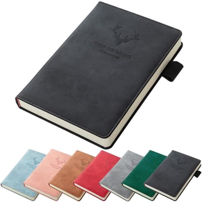 FYY Carnet De Notes A5 Cuir 6 Anneaux Avec Feuilles Recharge, Poches Et Intercalaires - Journal De Voyage Marron