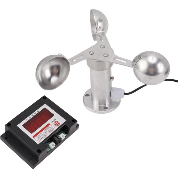 Shipenophy thermomètre à vent Anémomètre numérique Portable LCD GT8163