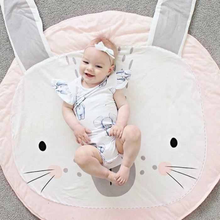 Tapis D Eveil Bebe Aire D Eveil Diametre 90cm Tapis Rond En Coton Doux Pour Sommeil Et Reptation Decoration De Salle Lapin Achat Vente Tapis Eveil Aire Bebe Tapis D Eveil Bebe Aire D Eveil Diametre 90cm Tapis Rond En Coton Doux Pour Sommeil Et Reptation Decoration De Salle Lapin Achat Vente Tapis Eveil Aire Bebe
