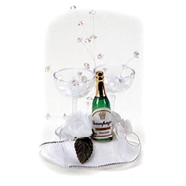 Bouteille De Champagne Blanc Decoration Gateau Cdiscount Maison