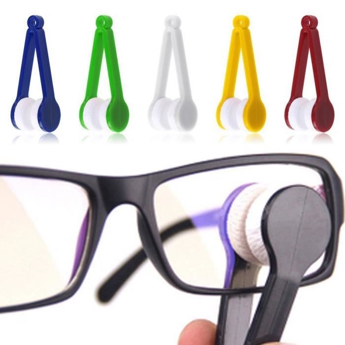 5pcs microfibre lunettes Cleaner Lingettes Creative Lunettes outil de  nettoyage Lunettes de soleil - Achat / Vente entretien lunettes - Cdiscount