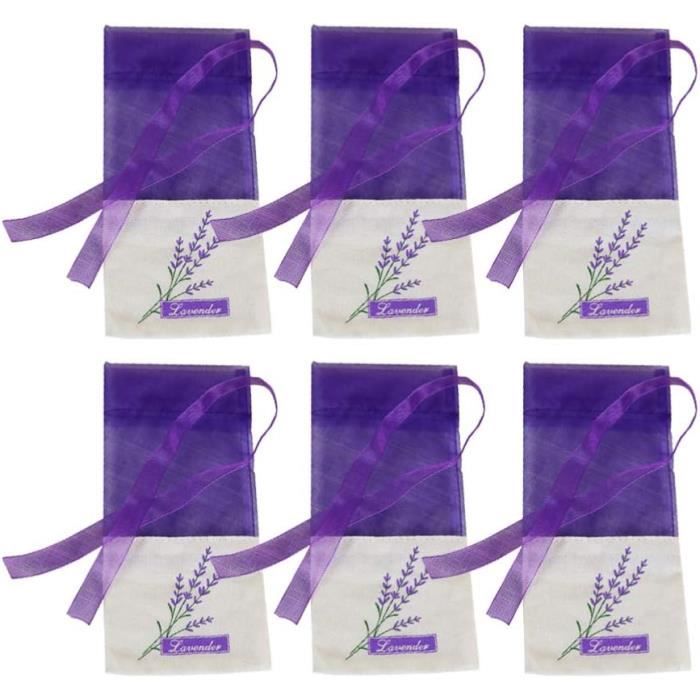Lavande Sacs Vide Sachets 30Pcs Fleur Impression Parfum Lavande Sachet