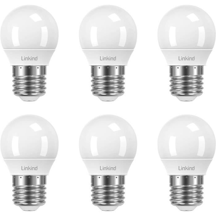 Ampoule LED E27 Dimmable, 4.2W Équivalent à 40W, Blanc Chaud 2700K