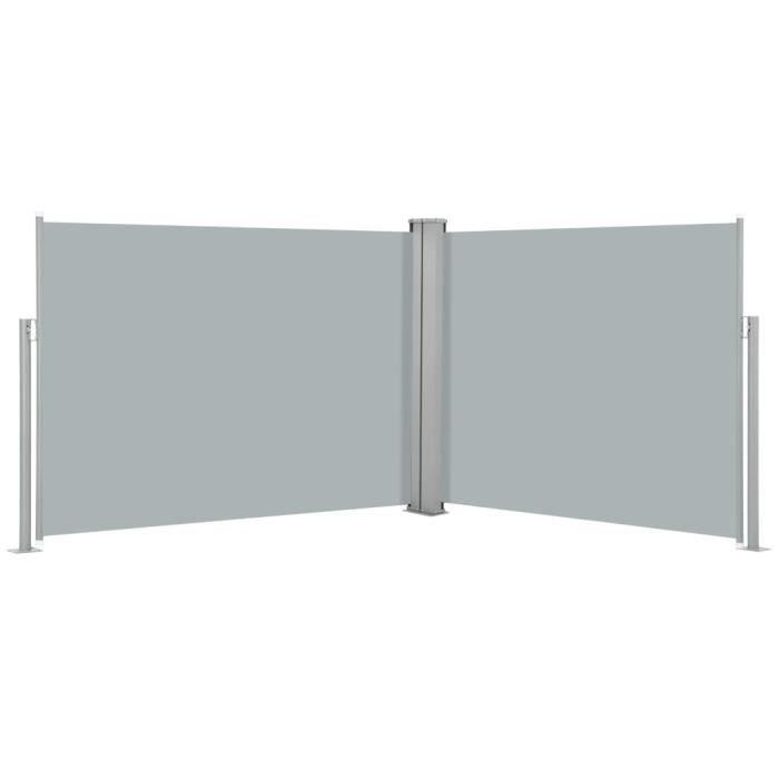 Store Latéral Rétractable LZQ 180x600cm - Polyester, Aluminium - Pour Balcon, Jardin, Terrasse