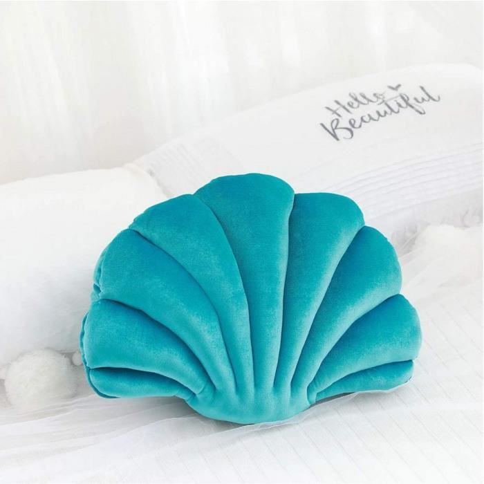 46 * 33 cm Colore: rosso in cotone PP cuscino decorativo Scallop Shells ideale come regalo