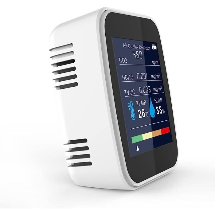 10 In 1 Air Quality Monitor PM2.5 PM10 CO CO2 TVOC HCHO AQI Tempe