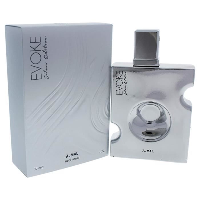 Parfum Homme - Ajmal Evoke Silver For Him - EDP - 90 ml - Parfum pour homme