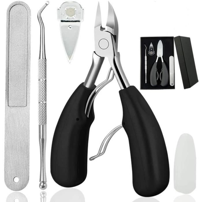 Coupe Ongles Professionnel Pour Orteils Incarnes Ou Epais 4 En 1 Coupe Ongles Pied Contient Pince A Ongles Coupe Ongle Lim 39 Cdiscount Puericulture Eveil Bebe