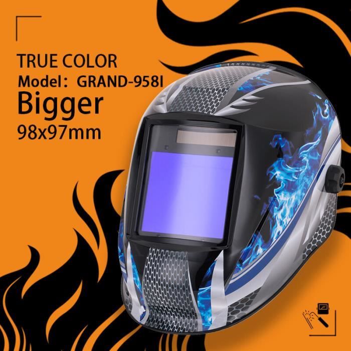Casque De Soudage à Obscurcissement Automatique - Écran Couleur Réelle