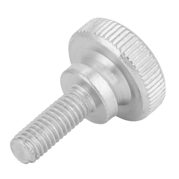 YOSOO vis à oreilles à main 40 pièces M6 en acier au carbone plaqué zinc boulons à tête moletée YOSOO vis à oreilles à main 40 pièces M6 en acier au carbone plaqué zinc boulons à tête moletée