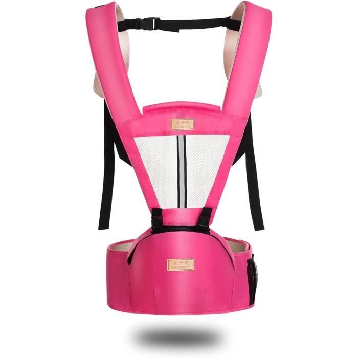 Siège De Hanche Pliable WILDRIDE - Pour Enfants 9 Mois à 4 Ans (jusqu'à 20 Kg) - écharpe De Portage Une Main, Léger, Compact Pour Sorties Et Voyages