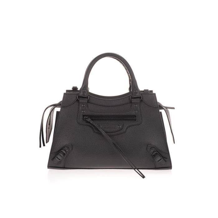 BALENCIAGA FEMME 63852115Y471000 NOIR AUTRES MATÉRIAUX SAC À MAIN - Achat /  Vente BALENCIAGA FEMME - Cdiscount