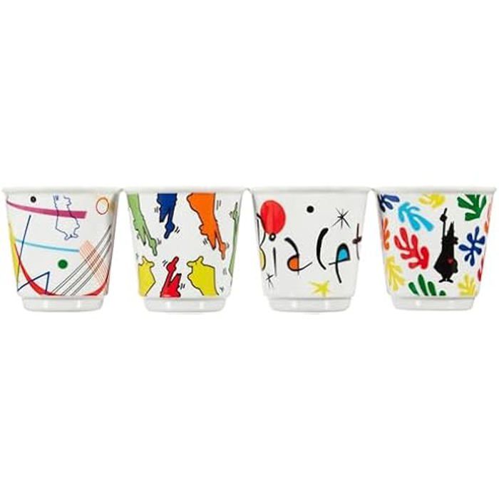 Cafetière à pression - BIALETTI - ARTE - Forme tronc-conique - Encoche intérieure - Café moulu