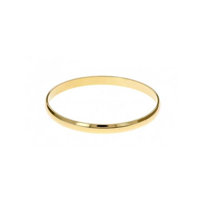 Bracelet demi-jonc Bijouxia Plaqué Or 18 Carats Doré Femme