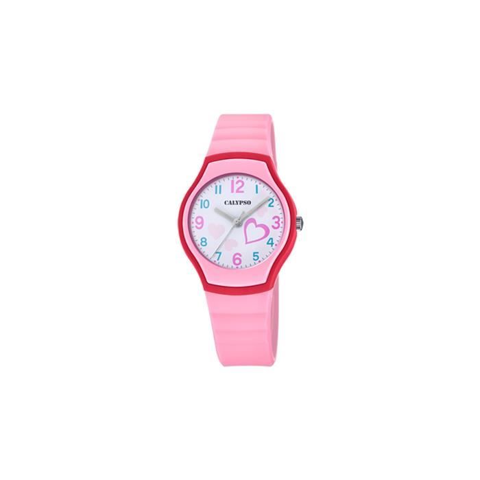 Montre CALYPSO Montre fille Calypso rose Bracelet silicone