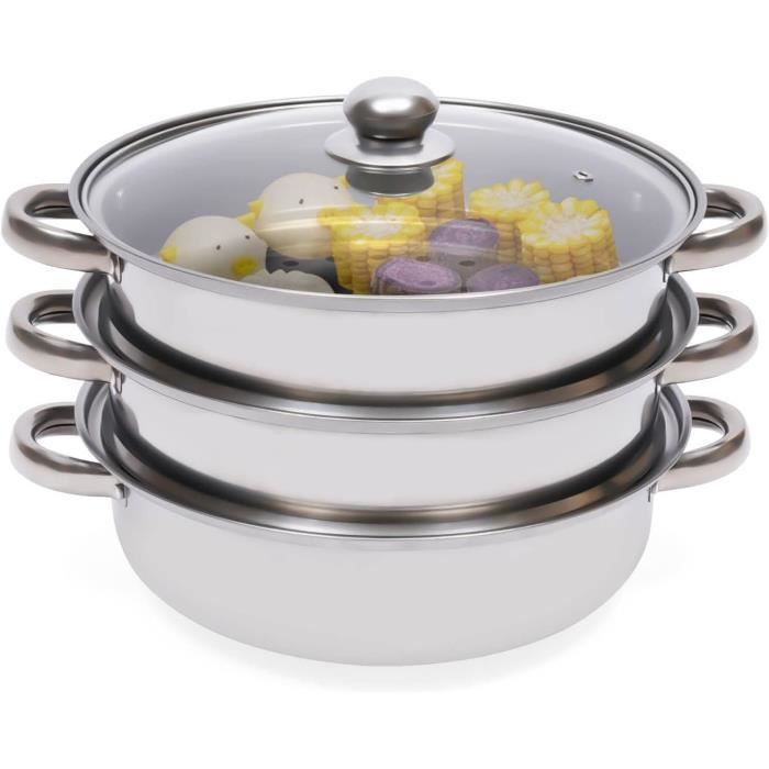Cuiseur Vapeur Casserole Inox 3 Niveaux Cuiseur Vapeur Inox Cuiseur — free download