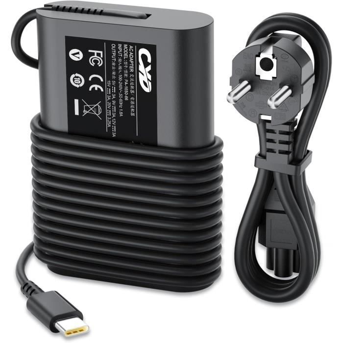 Chargeur USB-C 65W Pour Lenovo IdeaPad D330-10IGM (81HY) - Neuf - Garantie 3 Mois