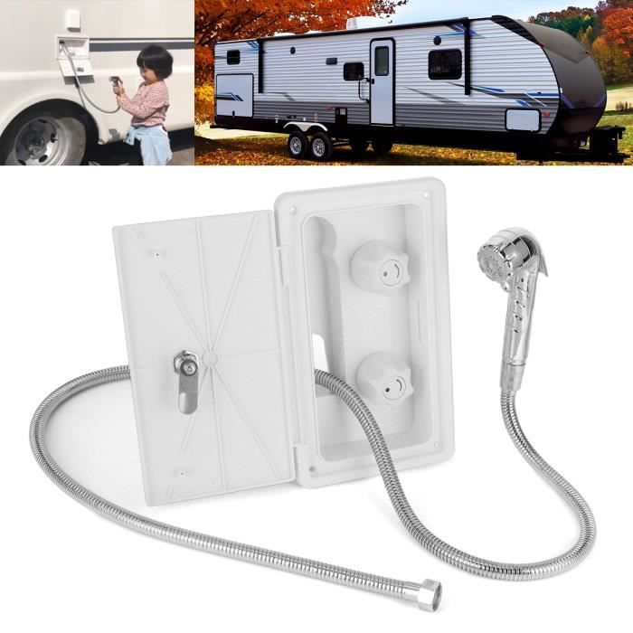 Boitier douchette extérieure pour camping-car et van aménagé | H2R Equipements Boitier douchette extérieure pour camping-car et van aménagé | H2R Equipements