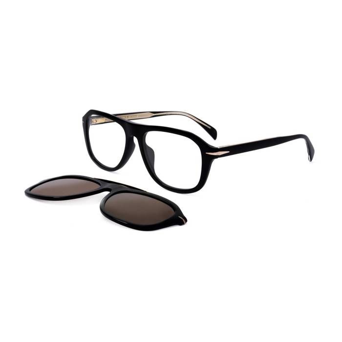 Lunettes de soleil - DAVID BECKHAM - DB 7006/G/CS - Aviator acétate - Noir - Verres bruns cat.3