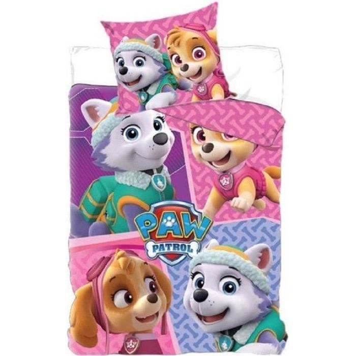 PAT PATROUILLE HOUSSE DE COUETTE PARURE DE LIT PAW PATROL PATROUILLE CANINE