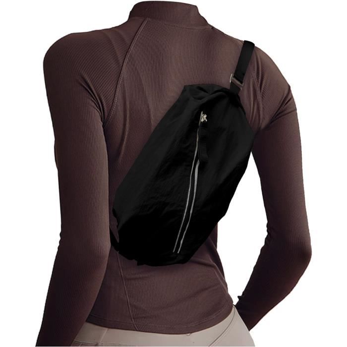 Sac Bandoulière FANDARE Femme - Sac Poitrine Avec Trou Écouteurs, Polyvalent Randonnée Vélo Camping Sac Bandoulière FANDARE Femme - Sac Poitrine Avec Trou Écouteurs, Polyvalent Randonnée Vélo Camping