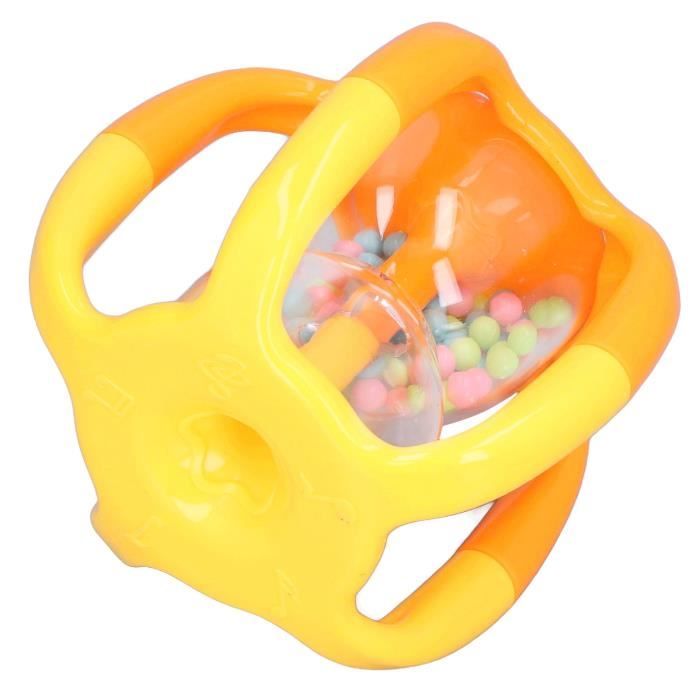 Fafeicy boules de roulement pour bébé Boule de hochet pour bébé jouets couleurs vives taille