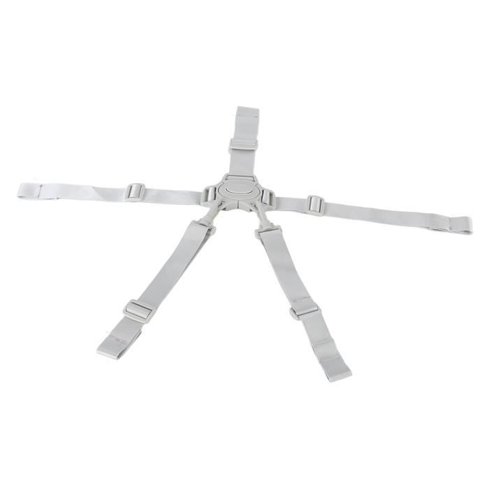 Tricyque Pliable UBRAVOO 6 En 1 - Poussette Vélo De 10 Mois à 5 Ans - Harnais 5 Points - Auvent - Gris