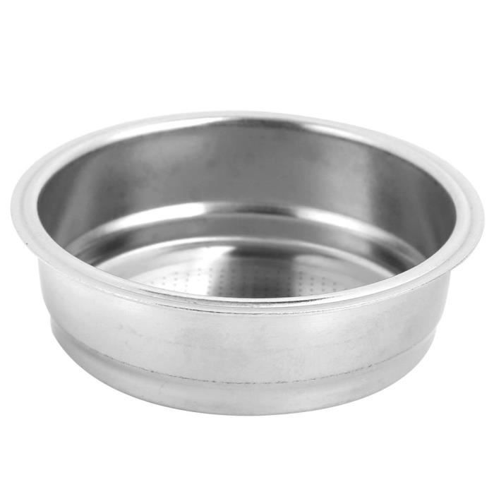 Porte-filtre 58 Mm 1 Tasse En Inox - Filtre Pressurisé Double Couche Pour Machine à Café Espresso