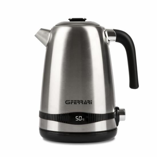 TISANIERE - Bouilloire en acier sans fil 1,7 litre 2200 W avec affichage et température réglable