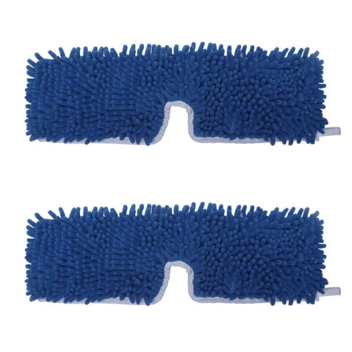 10 Tampons De Rechange Pour Vadrouille – 16x7cm – Lavables En Machine – Compatibles Vadrouille Vapeur – Fibre Absorbante