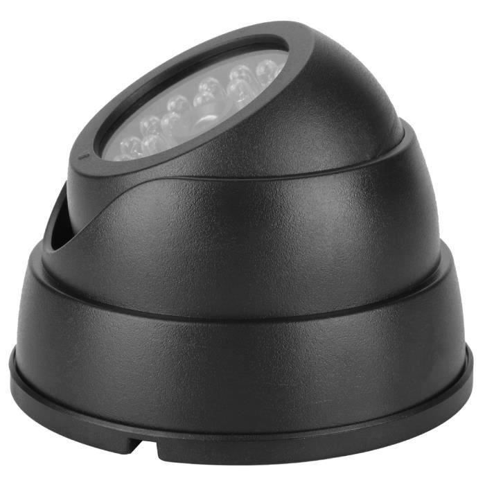 Caméra De Surveillance Factice Ex-Pro - LED Clignotante Et Infrarouge, Panneau Solaire, IP44 - Pour Intérieur/Extérieur (Piles Non Incluses)