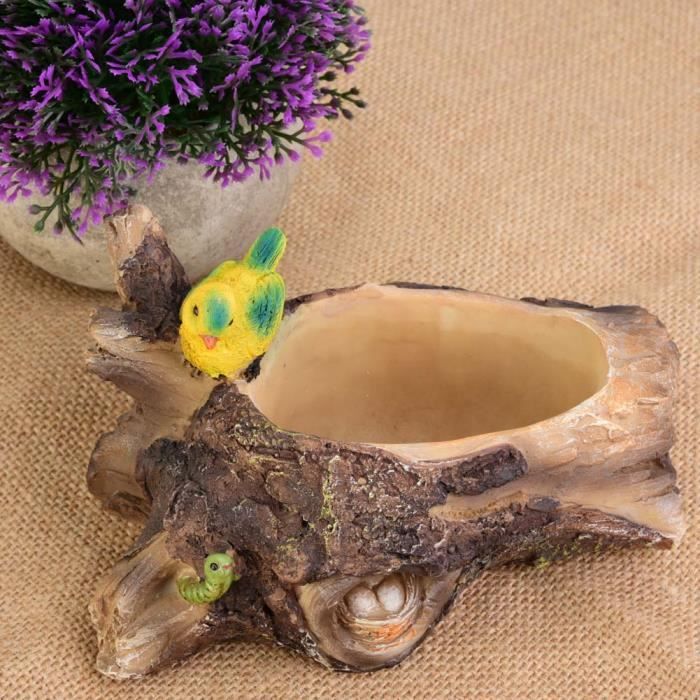 Jardinière Suspendue Murale En Plastique - Pot Demi-Rond Blanc, 8x16.3x14.7 Cm - Avec Adhésif, Pour Succulentes, Décoration Intérieure