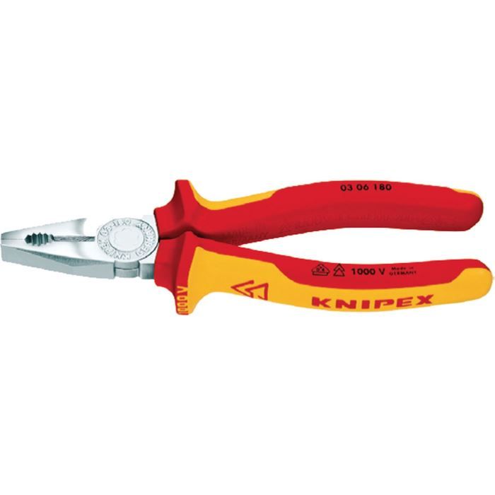 Pince universelle 1000 V - KNIPEX - 03 06 180