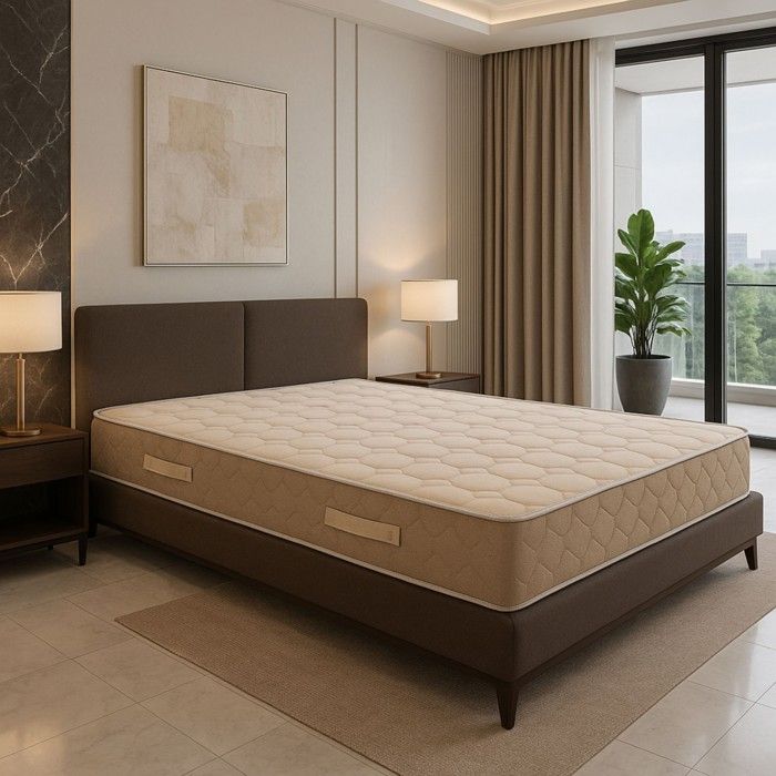 matelas face de contact latex 160x200 cm epaisseur 23 cm Ferme Oreiller Visco Alse - Tissu 100 Coton - Spcial Sommier Electrique - 7