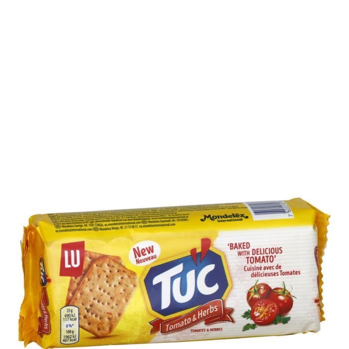 Tuc Crackers Biscuits apéritifs Tomate & herbes 105g Cdiscount