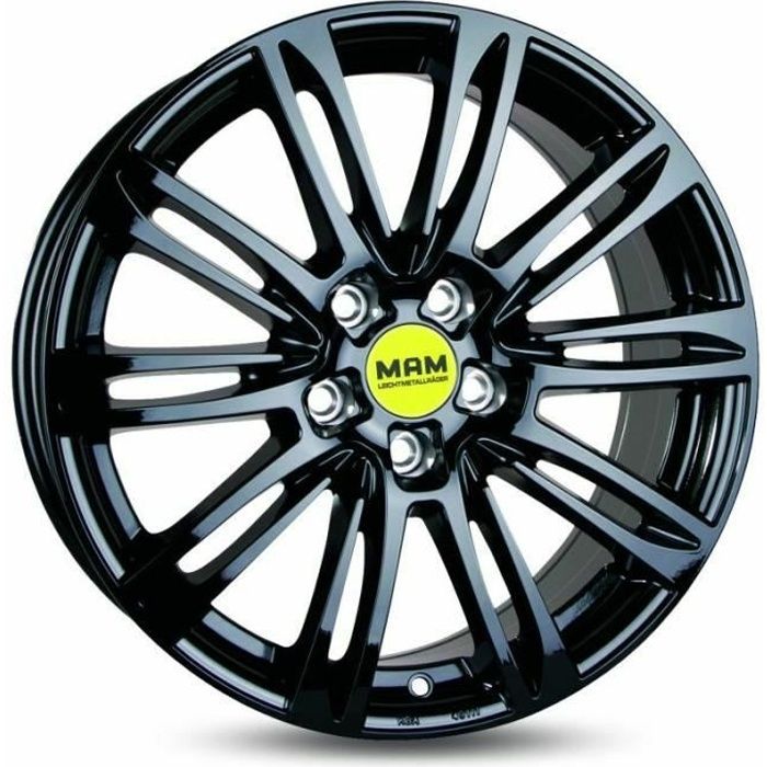 Jantes Aluminium MAM RS4 17 Pouces - 7.5Jx17, ET35, 5/112, 66.6 - Noir Peint - Certifiées TÜV - 6