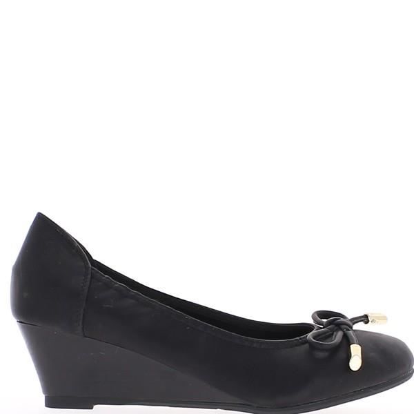 chaussures femmes noires talons compensés