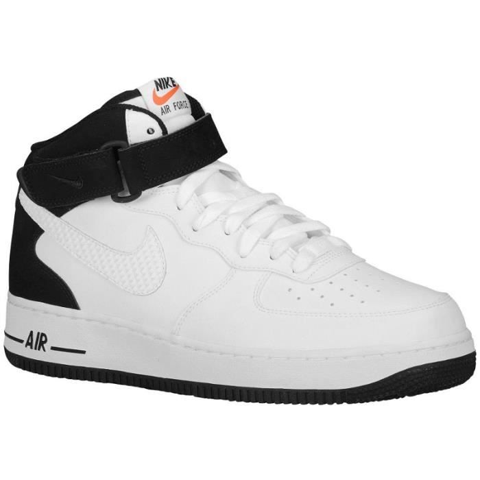 baskets nike air force 1 mid gs blanc baskets nike air force 1 mid gs blanc