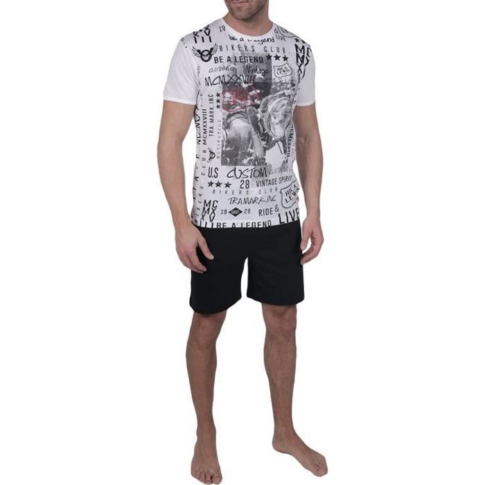 short de pyjama homme