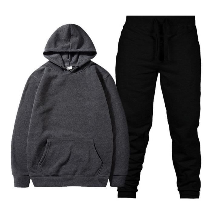 Sweat à Capuche Polaire Avec Balaclava Intégré – Coupe-vent Chaud Pour Homme – Style Y2K Décontracté – Idéal Vélo, Moto, Hiver