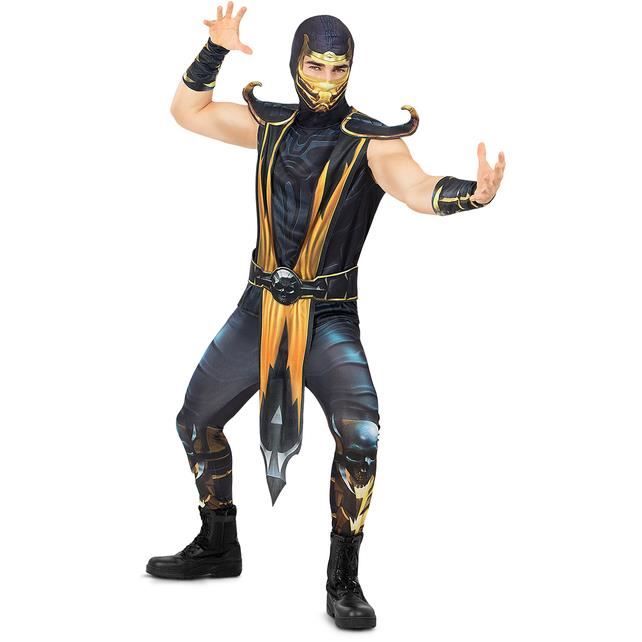 Déguisement Les Tortues Ninja Homme - Costume Complet Adulte Michelange Avec Masque Et Carapace Pour Halloween - 5