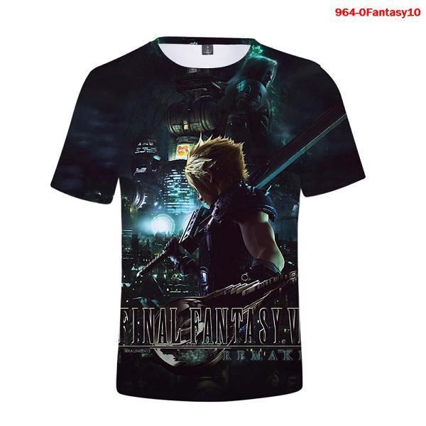 Chemise Homme Final Fantasy & Adventure Time – Parodie Satire Teefury – Neuve Sans étiquettes