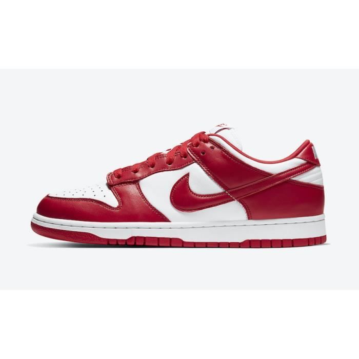 Basket NIKEs SB Dunk Low Chaussures de Running Homme Rouge blanc -  Cdiscount Sport