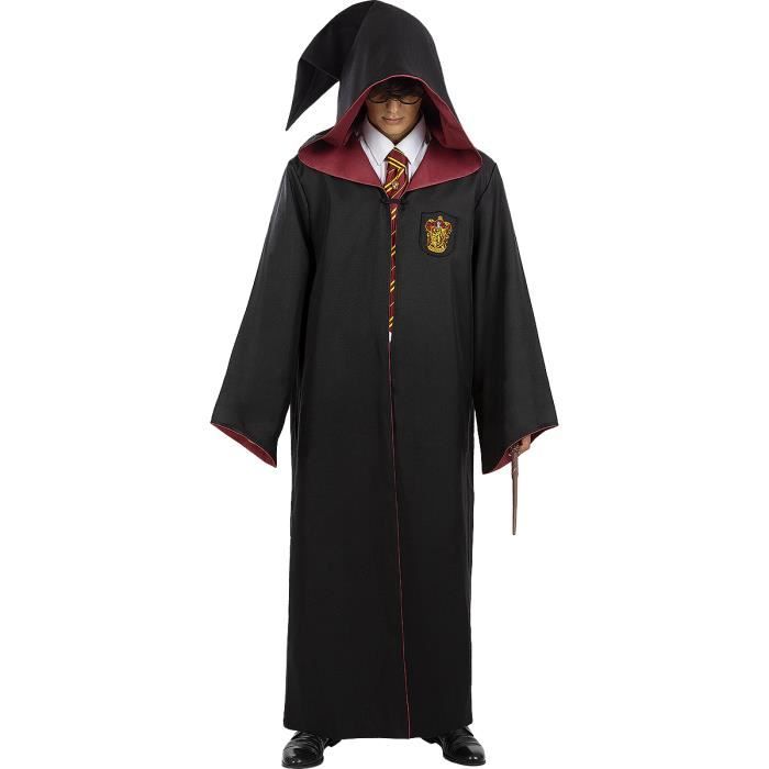 Déguisement Harry Potter Gryffondor fille et garçon - Funidelia - Cape à  capuche en polyester inclus - Cdiscount Jeux - Jouets