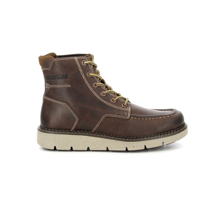 Boots Caterpillar Covert Blanc pour Homme - Lacets - Confortable