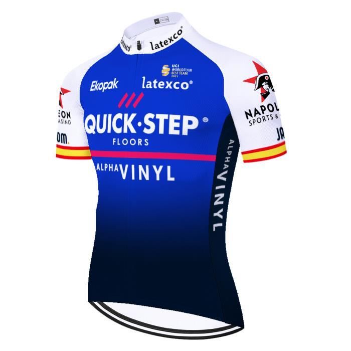 Maillot cyclisme vintage UCI Quick Step Vermarc Latexco