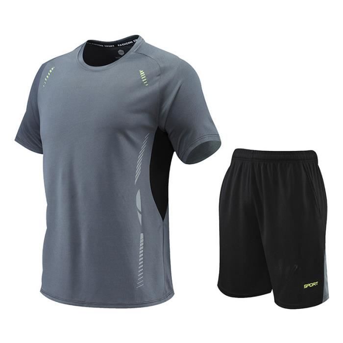 Lot De 3 T-shirts Sport Homme UEEKO - Séchage Rapide | Pour Fitness, Course