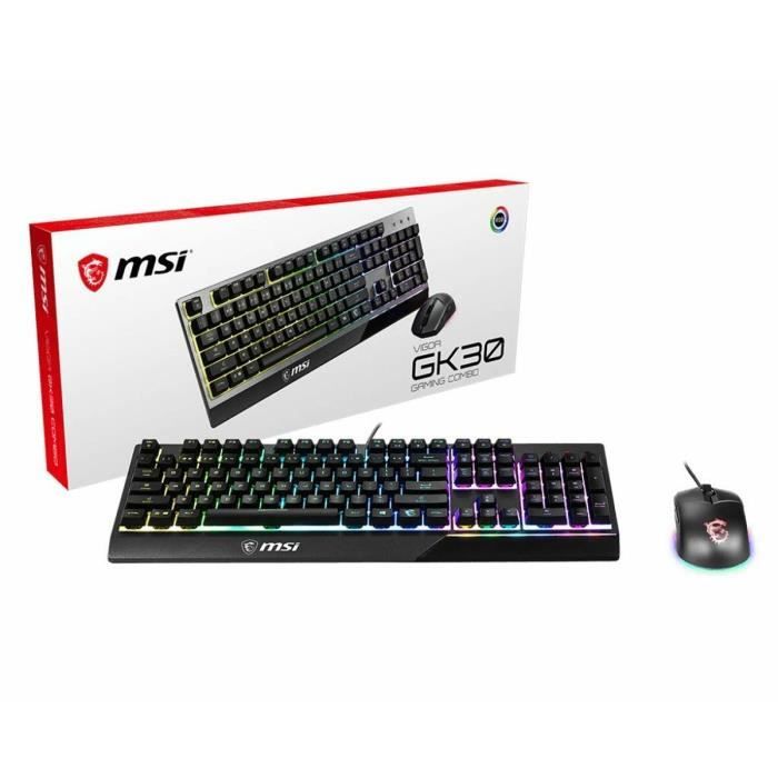 Combo clavier + vigor gk30 msi - vue 2