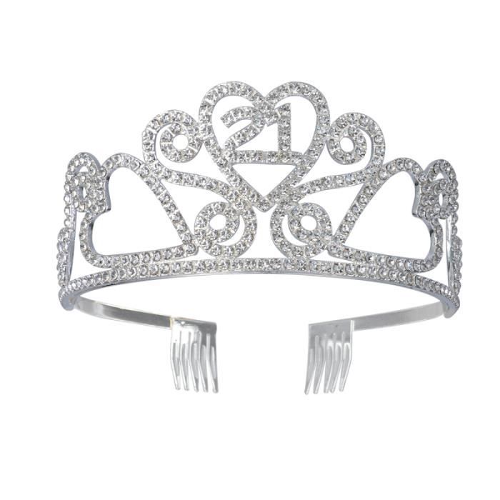 Couronne Et Ceinture D'Anniversaire Strass - Ensemble Décoratif Pour Filles Et Femmes, Fêtes & Cosplay - 14